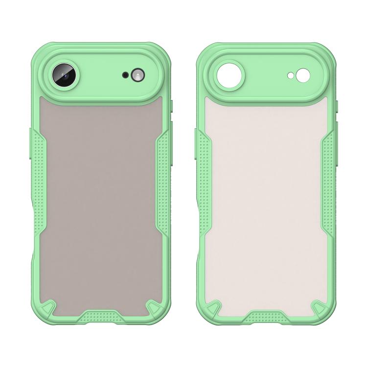 For iPhone Air Armor Glaze PC Hybrid TPU Phone Case(Green) - iPhone Air Cases by buy2fix | Online Shopping UK | buy2fix