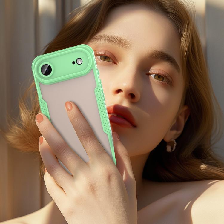 For iPhone Air Armor Glaze PC Hybrid TPU Phone Case(Green) - iPhone Air Cases by buy2fix | Online Shopping UK | buy2fix