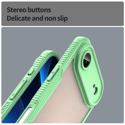 For iPhone Air Armor Glaze PC Hybrid TPU Phone Case(Green) - iPhone Air Cases by buy2fix | Online Shopping UK | buy2fix