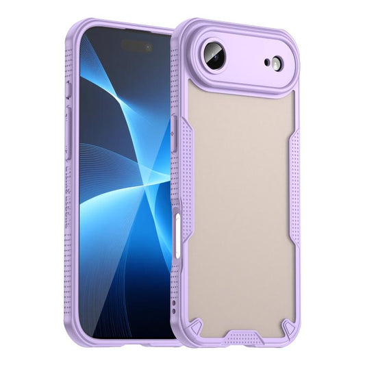 For iPhone Air Armor Glaze PC Hybrid TPU Phone Case(Purple) - iPhone Air Cases by buy2fix | Online Shopping UK | buy2fix