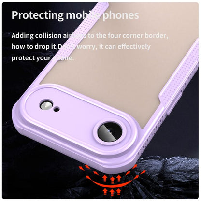 For iPhone Air Armor Glaze PC Hybrid TPU Phone Case(Purple) - iPhone Air Cases by buy2fix | Online Shopping UK | buy2fix