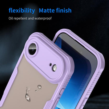 For iPhone Air Armor Glaze PC Hybrid TPU Phone Case(Purple) - iPhone Air Cases by buy2fix | Online Shopping UK | buy2fix
