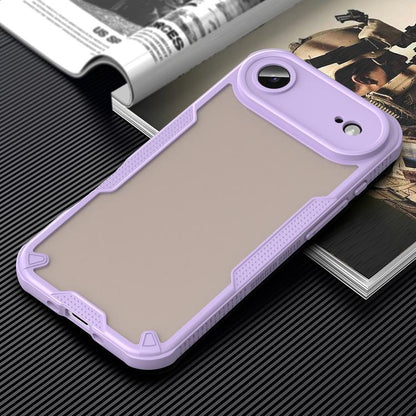 For iPhone Air Armor Glaze PC Hybrid TPU Phone Case(Purple) - iPhone Air Cases by buy2fix | Online Shopping UK | buy2fix