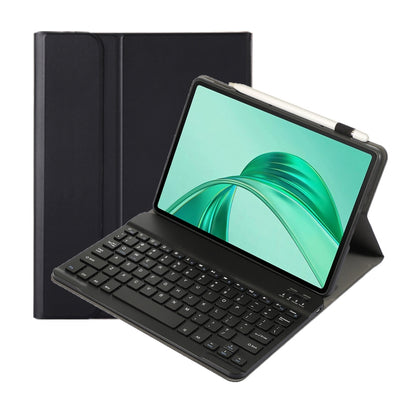 For Honor Pad X8a / X9 2024 AH25 Ultra-thin Detachable Bluetooth Keyboard Leather Tablet Case(Black) - For Huawei by buy2fix | Online Shopping UK | buy2fix