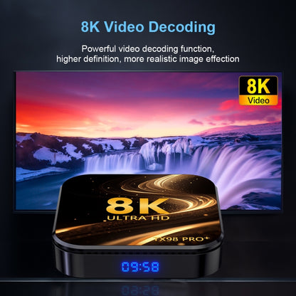 TX98 Pro+ 8K UHD Android 13 Smart TV Box with Remote Control, 4GB+32GB, RK3528 Quad-Core(EU Plug) - Others by buy2fix | Online Shopping UK | buy2fix