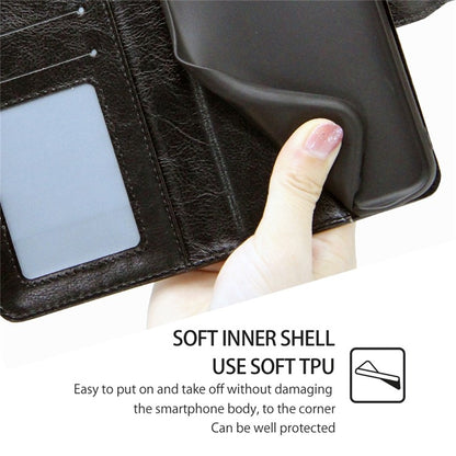 For iPhone 16 Pro Max Crystal Texture Leather Phone Case(Black) by buy2fix