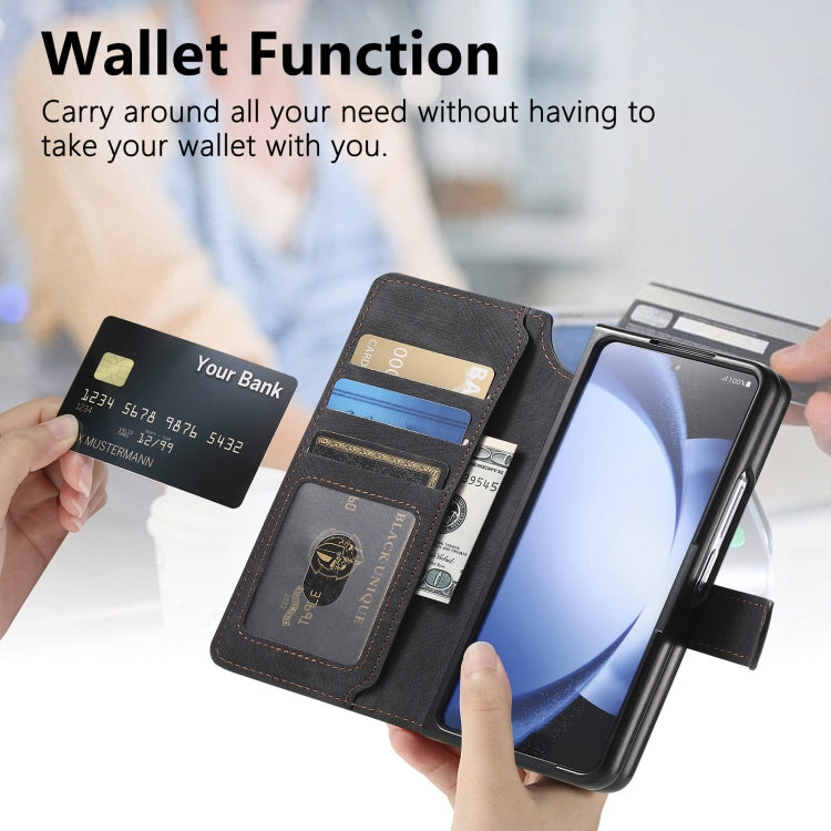 For Samsung Galaxy Z Fold6 CaseNeo MagSafe RFID Anti-theft Retro Leather Phone Case(Black) - Galaxy Z Fold6 5G Cases by CaseNeo | Online Shopping UK | buy2fix