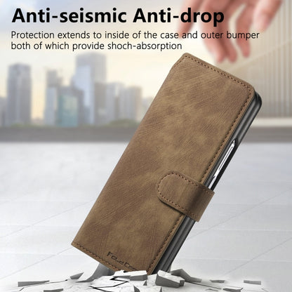 For Samsung Galaxy Z Fold6 CaseNeo MagSafe RFID Anti-theft Retro Leather Phone Case(Brown) - Galaxy Z Fold6 5G Cases by CaseNeo | Online Shopping UK | buy2fix