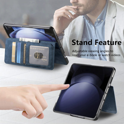 For Samsung Galaxy Z Fold6 CaseNeo MagSafe RFID Anti-theft Retro Leather Phone Case(Blue) - Galaxy Z Fold6 5G Cases by CaseNeo | Online Shopping UK | buy2fix