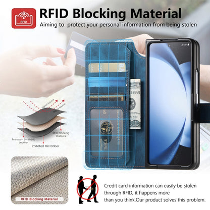 For Samsung Galaxy Z Fold6 CaseNeo MagSafe RFID Anti-theft Retro Leather Phone Case(Blue) - Galaxy Z Fold6 5G Cases by CaseNeo | Online Shopping UK | buy2fix