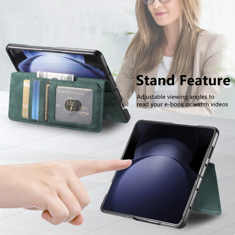 For Samsung Galaxy Z Fold6 CaseNeo MagSafe RFID Anti-theft Retro Leather Phone Case(Green) - Galaxy Z Fold6 5G Cases by CaseNeo | Online Shopping UK | buy2fix