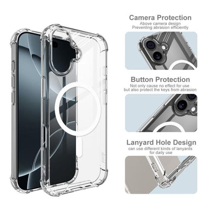 For iPhone 17 IMAK Space Shield PC + TPU Airbag Shockproof MagSafe Phone Case(Transparent) - iPhone 17 Cases by imak | Online Shopping UK | buy2fix