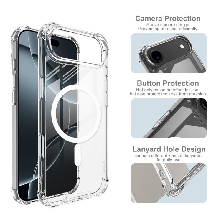 For iPhone Air IMAK Space Shield PC + TPU Airbag Shockproof MagSafe Phone Case(Transparent) - iPhone Air Cases by imak | Online Shopping UK | buy2fix
