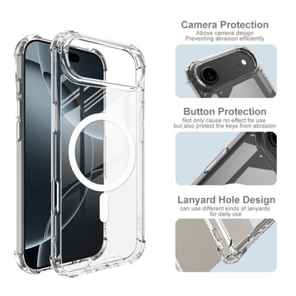 For iPhone Air IMAK Space Shield PC + TPU Airbag Shockproof MagSafe Phone Case(Transparent) - iPhone Air Cases by imak | Online Shopping UK | buy2fix