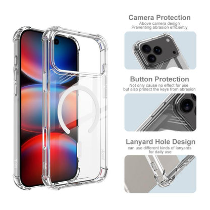 For iPhone 17 Pro Max IMAK Space Shield PC + TPU Airbag Shockproof MagSafe Phone Case(Transparent) - iPhone 17 Pro Max Cases by imak | Online Shopping UK | buy2fix