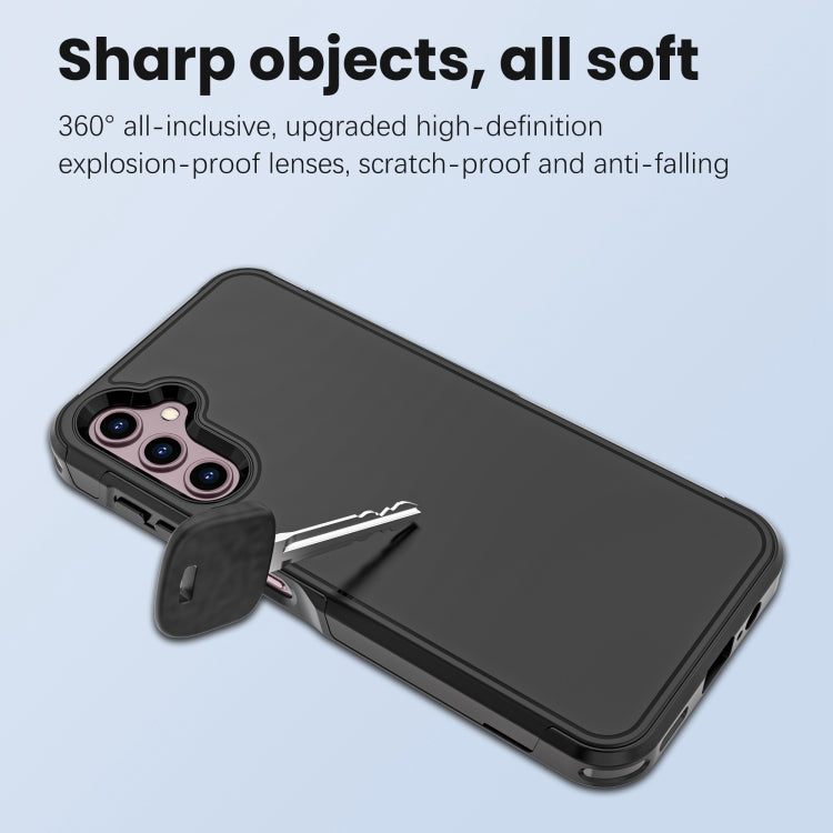 For Samsung Galaxy A14 5G RedPepper Box PC Hybrid TPU Phone Case(Black) - Galaxy Phone Cases by RedPepper | Online Shopping UK | buy2fix