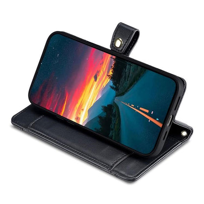 For iPhone XS Max Sheep Texture Cross-body Zipper Wallet Leather Phone Case(Black) - More iPhone Cases by buy2fix | Online Shopping UK | buy2fix