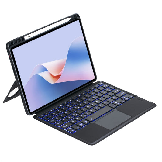 For Huawei MatePad 11.5 S Detachable Backlit Bluetooth Keyboard Leather Case with Touchpad(Black) - For Huawei by buy2fix | Online Shopping UK | buy2fix