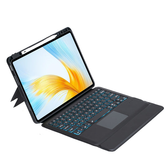 For Honor MagicPad 13 Detachable Backlit Bluetooth Keyboard Leather Case with Touchpad(Black) - Huawei Keyboard by buy2fix | Online Shopping UK | buy2fix