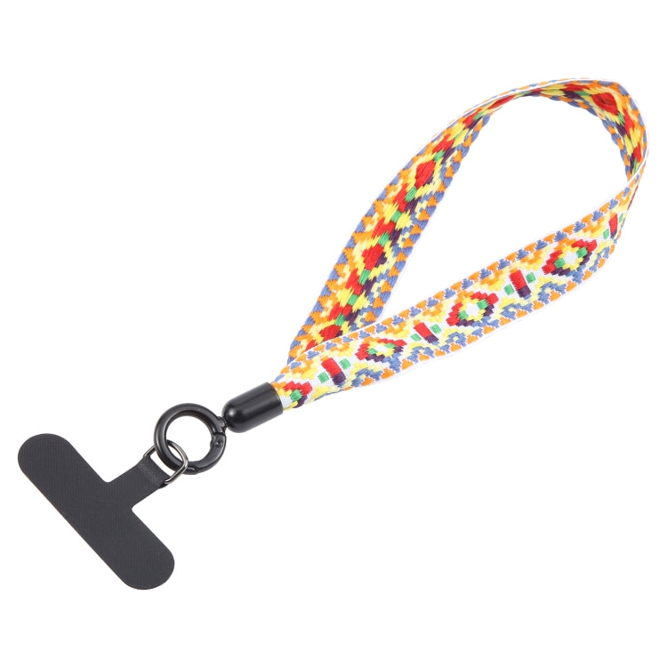 Retro Ethnic Style Mobile Phone Anti-lost Wrist Strap Lanyard Short Lanyard(Colorful) - Lanyards & Wrist Straps by buy2fix | Online Shopping UK | buy2fix