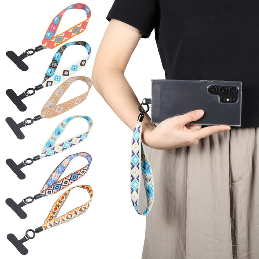 Retro Ethnic Style Mobile Phone Anti-lost Wrist Strap Lanyard Short Lanyard(Colorful) - Lanyards & Wrist Straps by buy2fix | Online Shopping UK | buy2fix