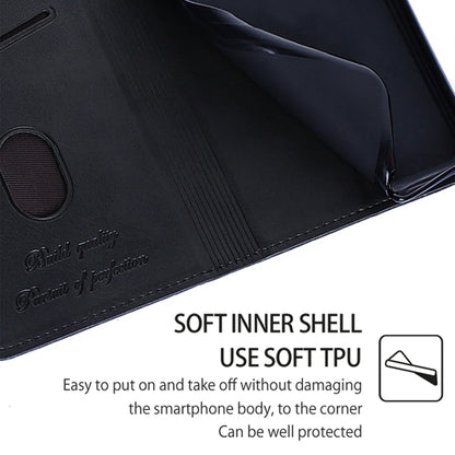 For iPhone 16 Plus Cow Texture Magnetic Leather Phone Case(Black) - iPhone 16 Plus Cases by buy2fix | Online Shopping UK | buy2fix