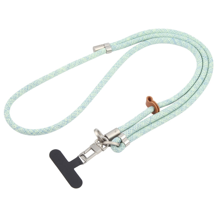 8mm Silver Buckle Adjustable Anti-lost Crossbody Mobile Phone Neck Lanyard(Green) - Lanyards & Wrist Straps by buy2fix | Online Shopping UK | buy2fix