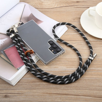 8mm Silver Buckle Adjustable Anti-lost Crossbody Mobile Phone Neck Lanyard(Maid Gray) - Lanyards & Wrist Straps by buy2fix | Online Shopping UK | buy2fix