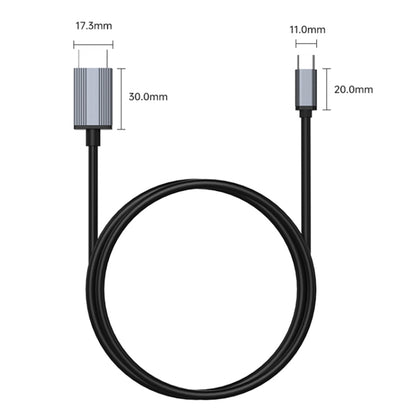 L17 USB-C / Type-C to HDMI Conversion Cable HD Same Screen Adapter Cable, Length:2m(Grey) by buy2fix