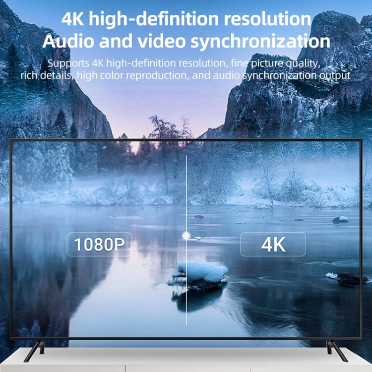 L17 USB-C / Type-C to HDMI Conversion Cable HD Same Screen Adapter Cable, Length:2m(Grey) by buy2fix