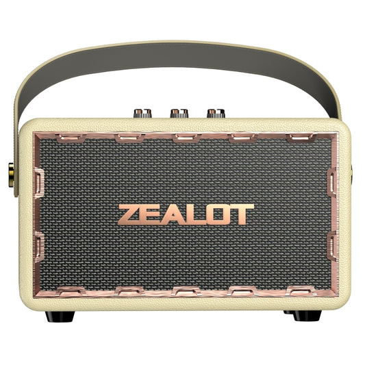 Zealot MT01 Retro Card Portable Wireless Bluetooth Speaker(White) - Desktop Speaker by ZEALOT | Online Shopping UK | buy2fix