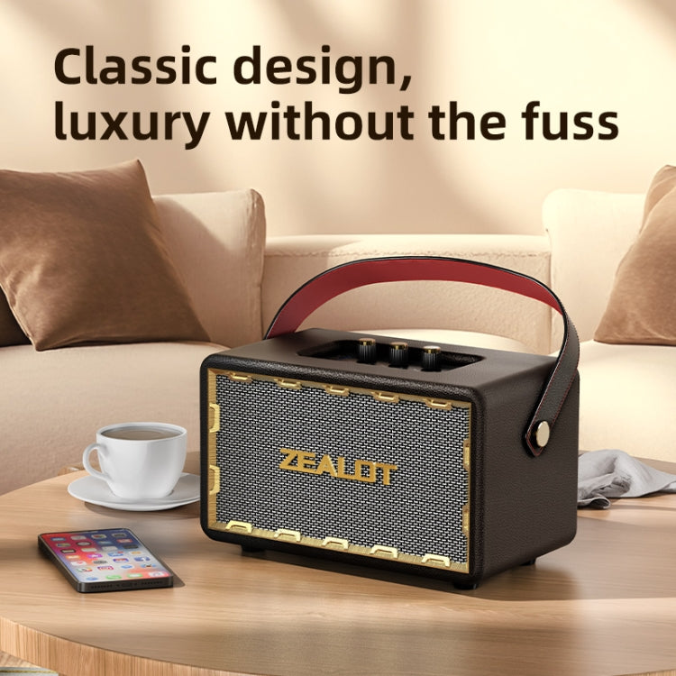 Zealot MT01 Retro Card Portable Wireless Bluetooth Speaker(White) - Desktop Speaker by ZEALOT | Online Shopping UK | buy2fix