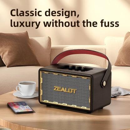 Zealot MT01 Retro Card Portable Wireless Bluetooth Speaker(White) - Desktop Speaker by ZEALOT | Online Shopping UK | buy2fix