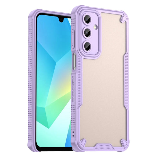 For Samsung Galaxy A16 5G Armor Glaze PC Hybrid TPU Phone Case(Purple)