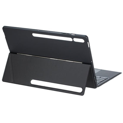 For Samsung Galaxy Tab S10 Ultra / S9 Ultra Detachable Backlit Bluetooth Keyboard Leather Case with Touchpad(Black) - Samsung Keyboard by buy2fix | Online Shopping UK | buy2fix