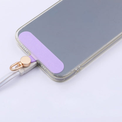 360 Degree Rotation Mobile Phone Lanyard Fixing Gasket(White) - Lanyards & Wrist Straps by buy2fix | Online Shopping UK | buy2fix