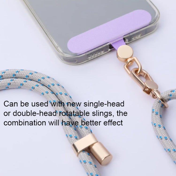 360 Degree Rotation Mobile Phone Lanyard Fixing Gasket(Light Blue) - Lanyards & Wrist Straps by buy2fix | Online Shopping UK | buy2fix