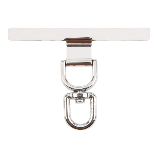 360 Degree Rotation T-shape Metal Mobile Phone Lanyard Fixing Gasket(Silver) - Lanyards & Wrist Straps by buy2fix | Online Shopping UK | buy2fix