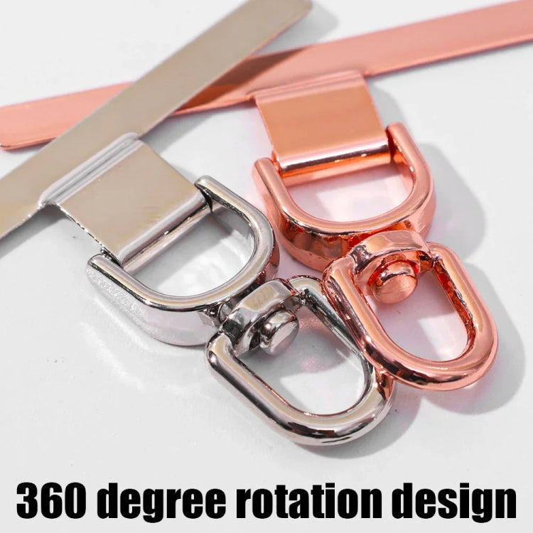 360 Degree Rotation T-shape Metal Mobile Phone Lanyard Fixing Gasket(Silver) - Lanyards & Wrist Straps by buy2fix | Online Shopping UK | buy2fix