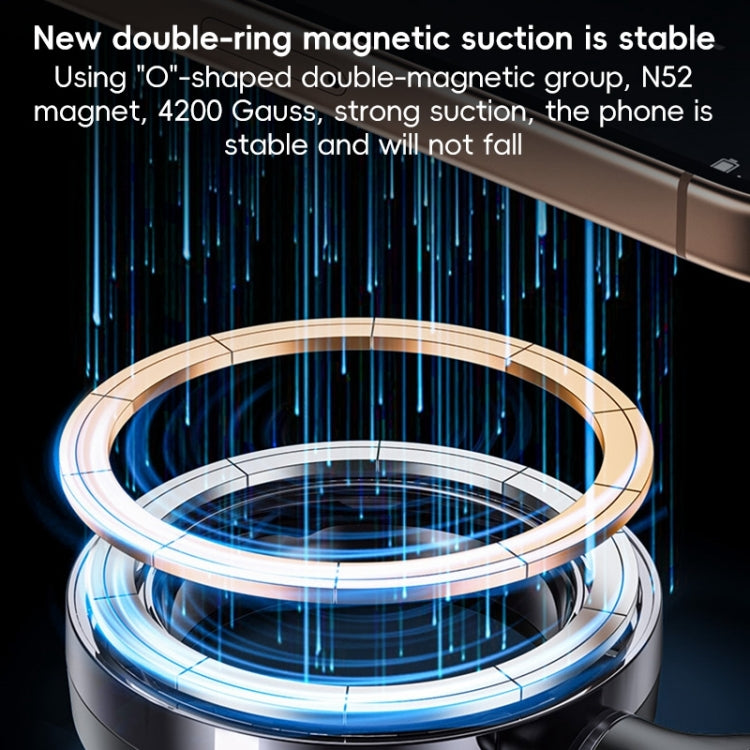 Yesido C217 Car MagSafe Magnetic Mobile Phone Holder(Black) by Yesido