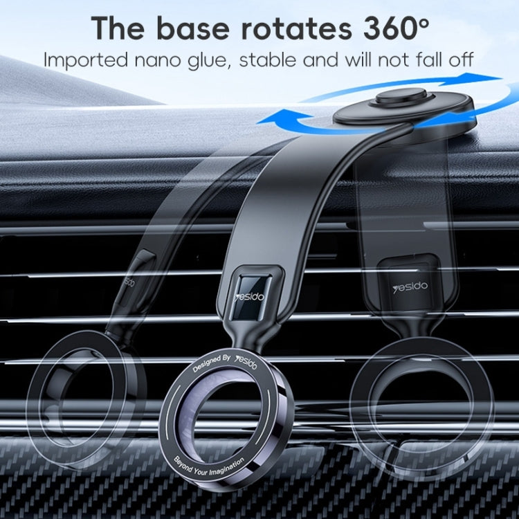 Yesido C217 Car MagSafe Magnetic Mobile Phone Holder(Black) by Yesido