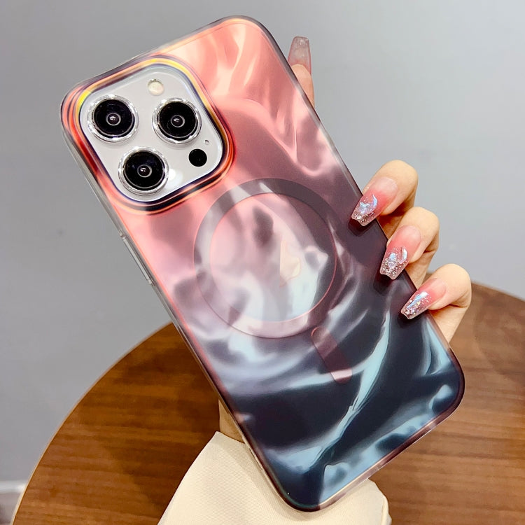 For iPhone 16 Pro Max Gradient MagSafe PC Hybrid TPU Phone Case(Black) by buy2fix