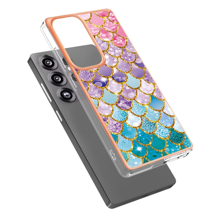 For Samsung Galaxy S25 Ultra 5G Electroplating IMD TPU Phone Case(Colorful Scales) by buy2fix