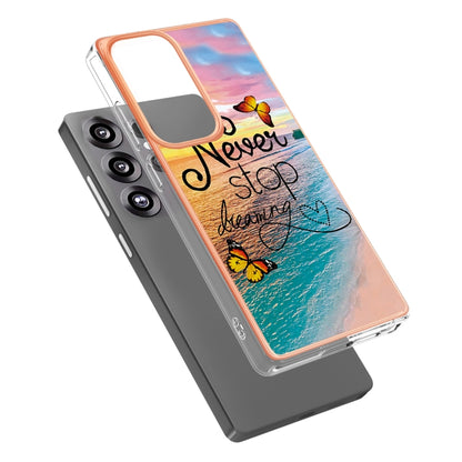 For Samsung Galaxy S25 Ultra 5G Electroplating IMD TPU Phone Case(Dream Butterfly) by buy2fix