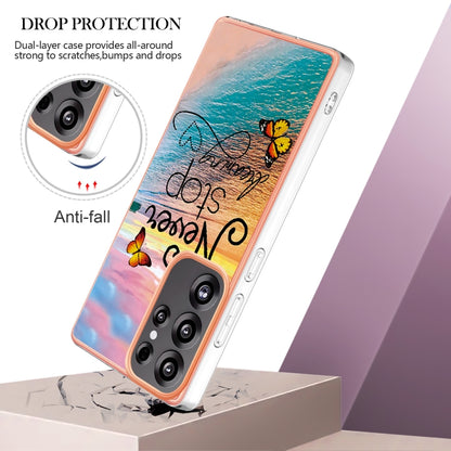 For Samsung Galaxy S25 Ultra 5G Electroplating IMD TPU Phone Case(Dream Butterfly) by buy2fix