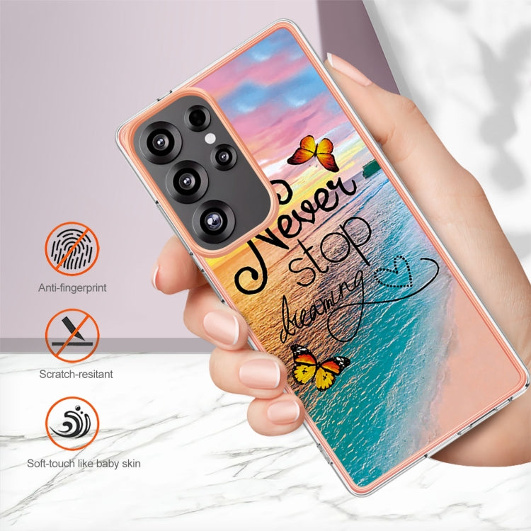 For Samsung Galaxy S25 Ultra 5G Electroplating IMD TPU Phone Case(Dream Butterfly) by buy2fix