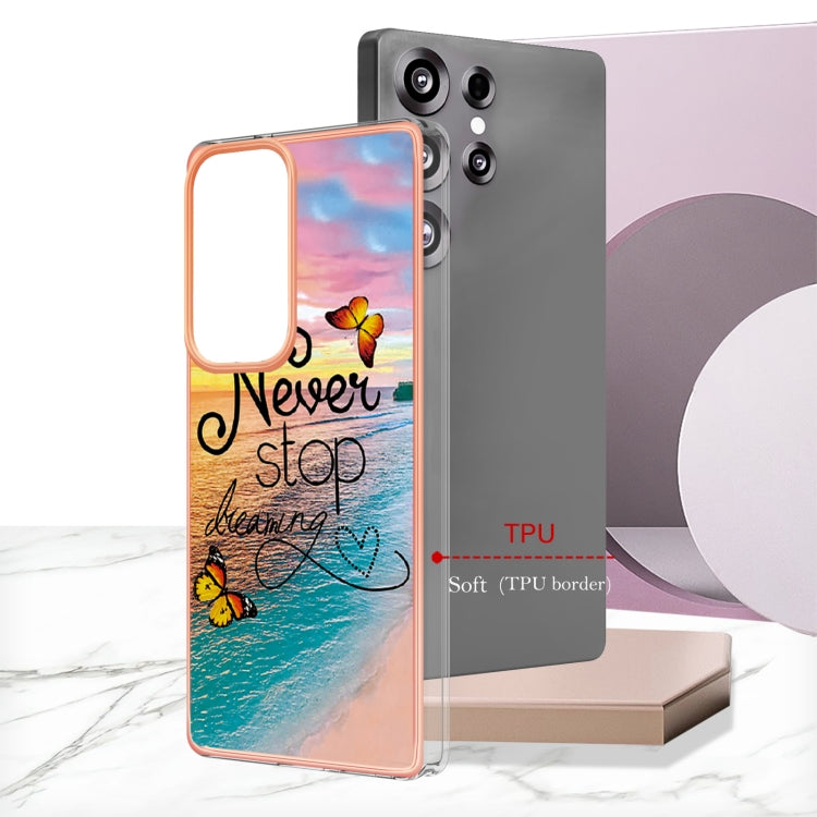 For Samsung Galaxy S25 Ultra 5G Electroplating IMD TPU Phone Case(Dream Butterfly) by buy2fix