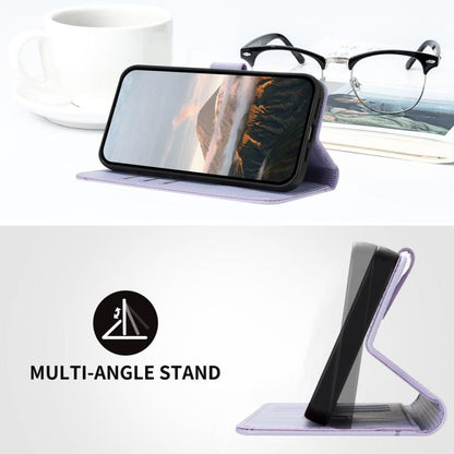 For Google Pixel 10 Pro XL Triangle Pattern Buckle Clasp Leather Phone Case(Light Purple) - Google Cases by buy2fix | Online Shopping UK | buy2fix