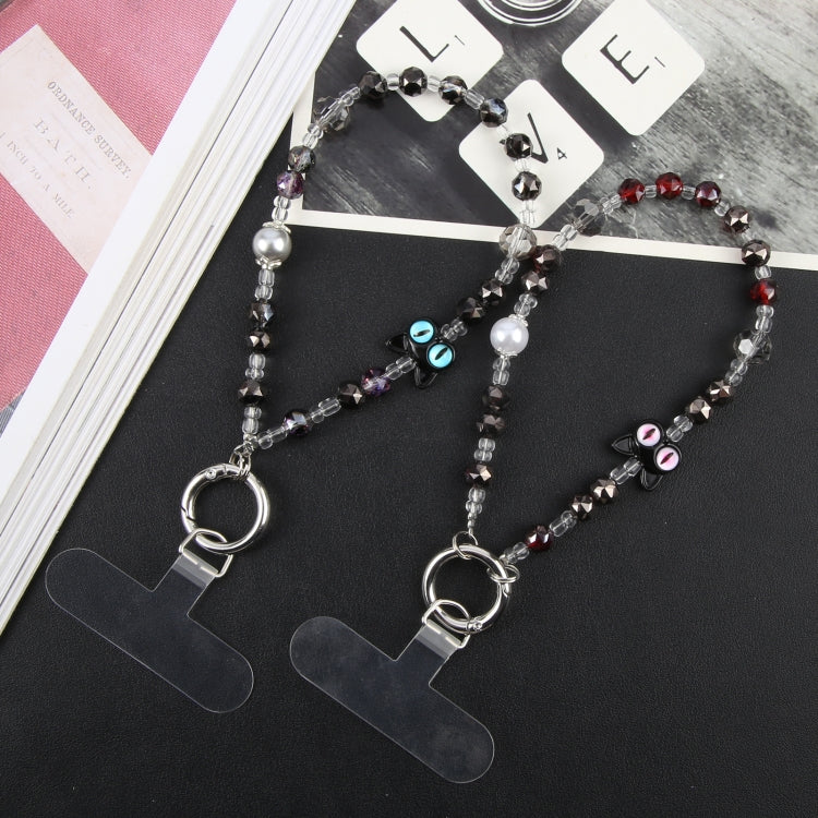 Cat Bracelet Anti-lost Phone Short Lanyard(Black) - Lanyards & Wrist Straps by buy2fix | Online Shopping UK | buy2fix