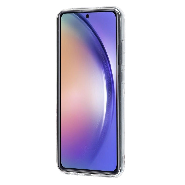 For Samsung Galaxy S25 Ultra 5G Christmas Painted Pattern TPU Transparent Phone Case(Snowflakes) by buy2fix